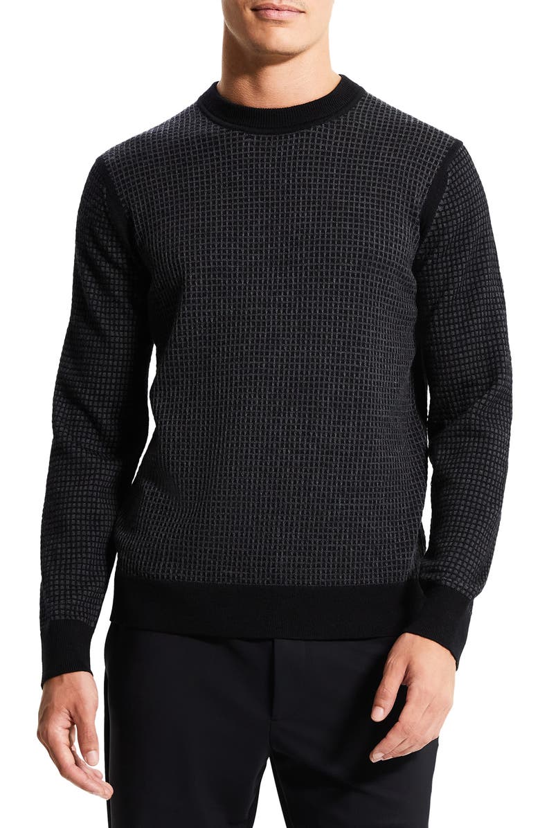 Theory Maden Merino Wool Crewneck Sweater, Main, color,