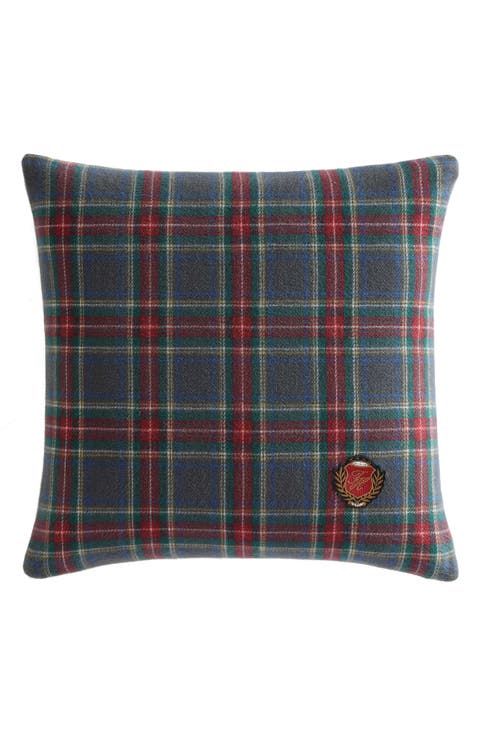 Spruce Tartan Decorative Pillow