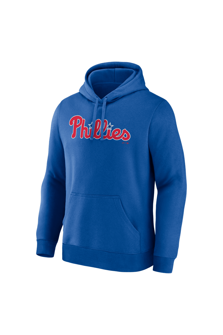 Men's Logo Athletic Royal Philadelphia Phillies Wordmark Hoodie, Alternate, color, Royal