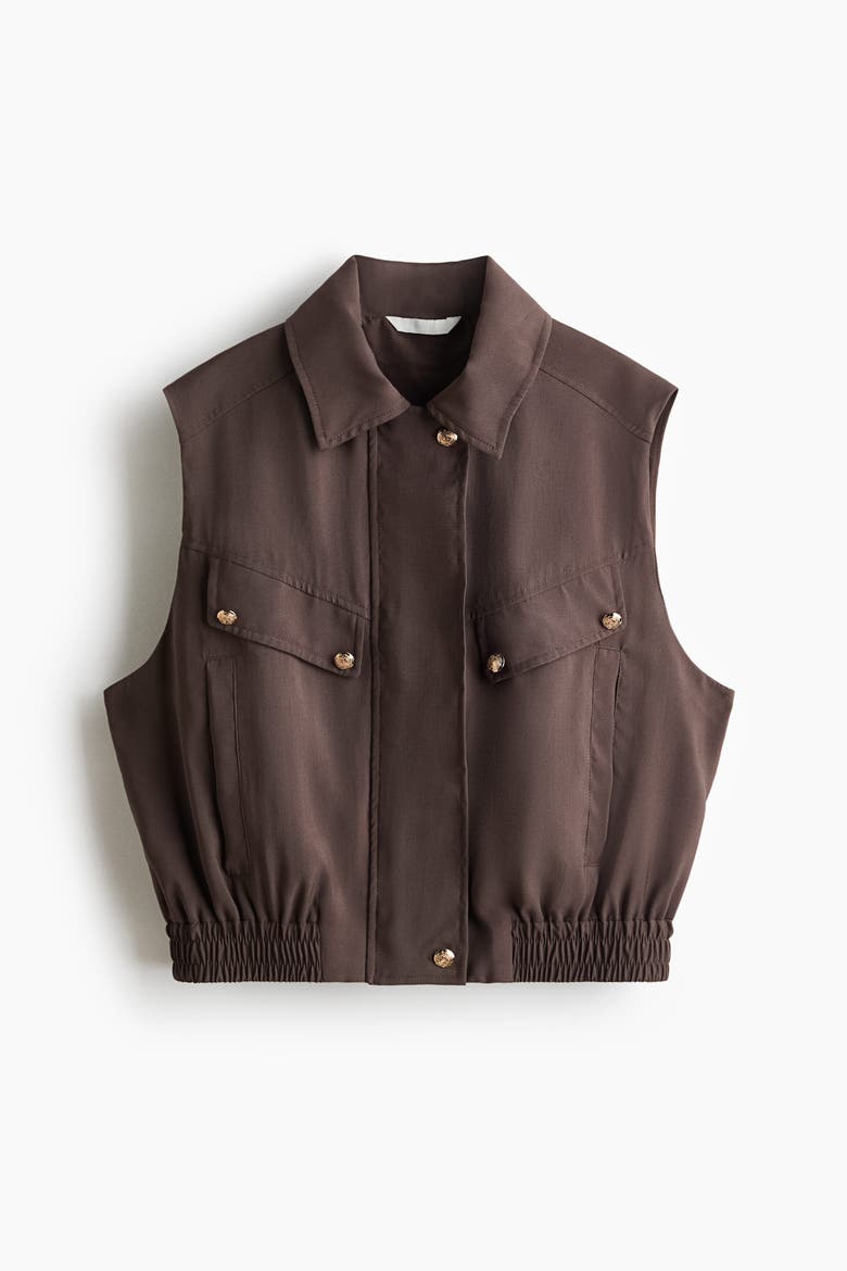 Modal-Blend Vest, Alternate, color, Dark brown