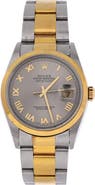 Pre-Owned Rolex Oyster Perpetual Datejust Automatic Watch Stainless Steel and Yellow Gold 36