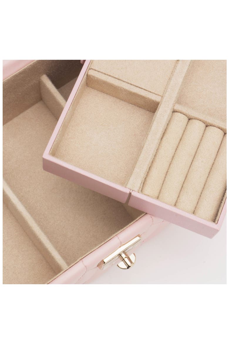 Caroline Jewelry Case, Alternate, color, ROSE QUARTZ