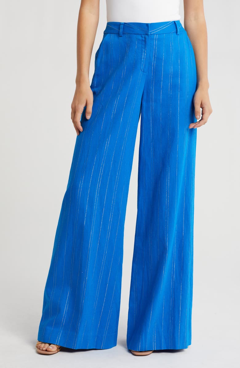 L'AGENCE Pilar High Waist Wide Leg Pants, Main, color,