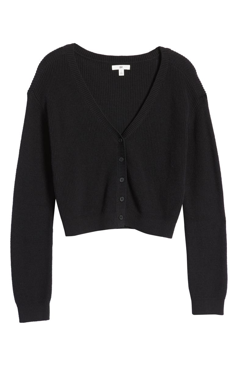 BP. Ribbed Cotton Blend Cardigan, Alternate, color,