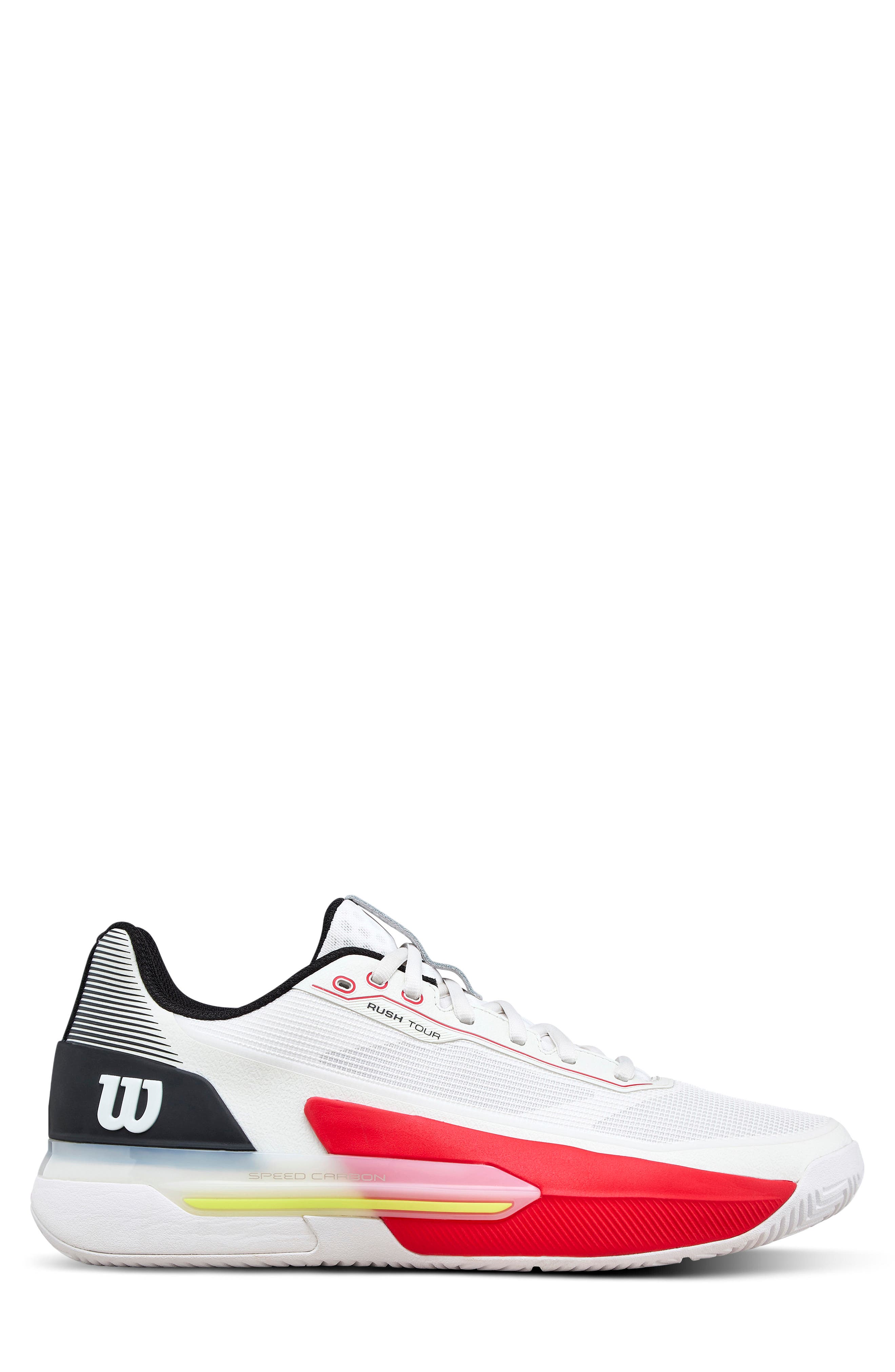 Rush Tour 5 Tennis Sneaker, Alternate, color, WHITE / BLACK / INFRARED