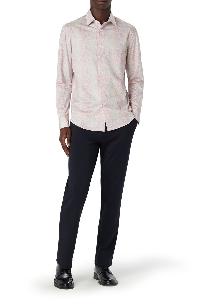 Bugatchi James OoohCotton<sup>®</sup> Floral Button-Up Shirt, Alternate, color, 