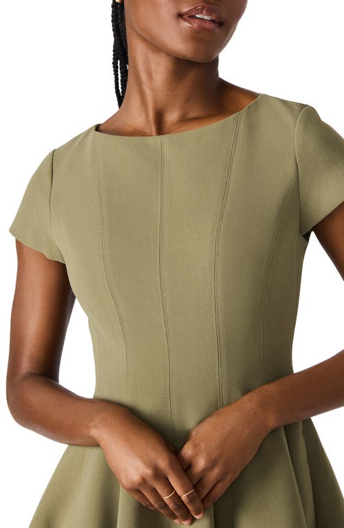Steve Madden Nili Fit & Flare Minidress In Green