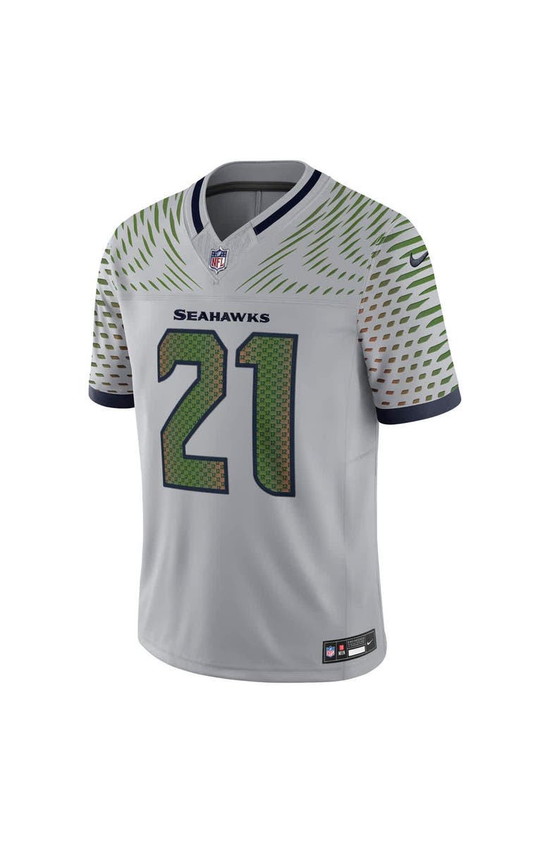 Nike Men's Nike Devon Witherspoon Wolf Gray Seattle Seahawks 2025 Rivalries Collection Limited Jersey, Alternate, color, Gray