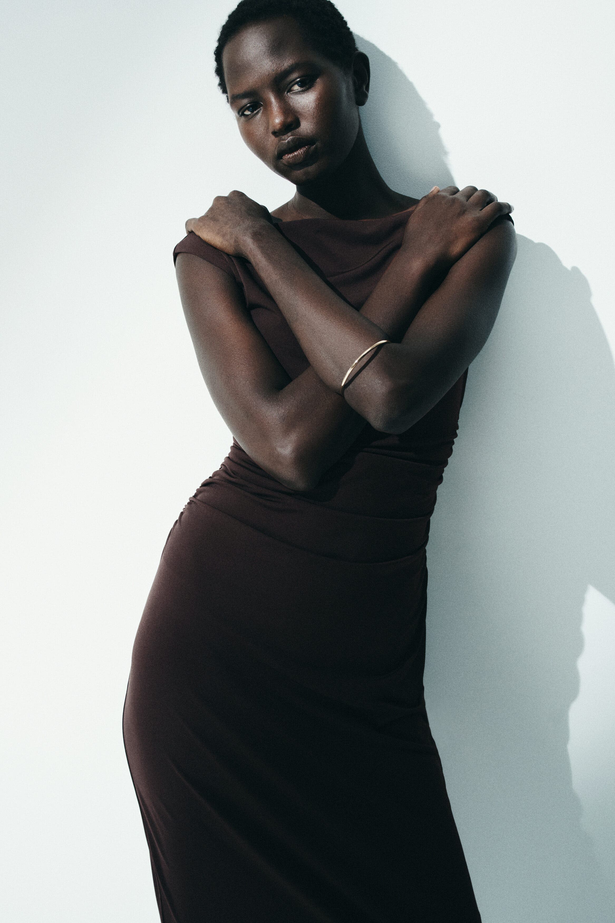 Cap-sleeved dress - image 2
