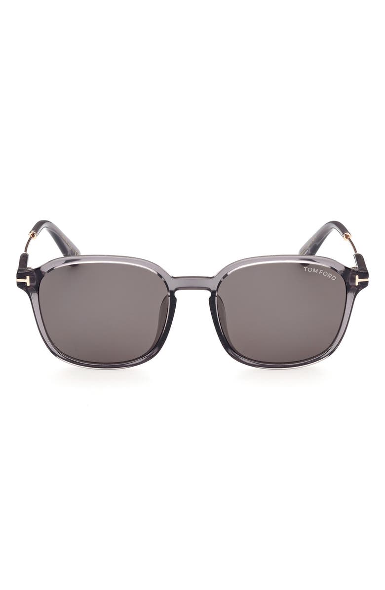 TOM FORD 56mm Round Sunglasses, Main, color, 