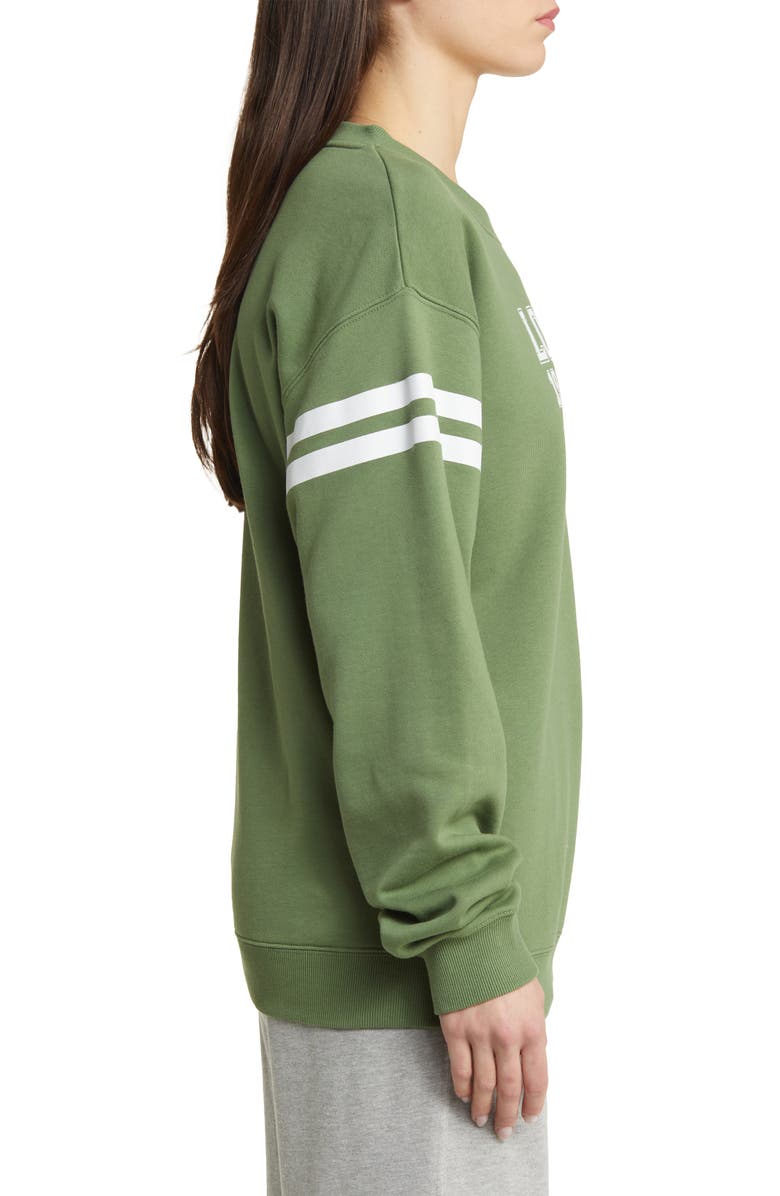 GOLDEN HOUR London Athletics Fleece Varsity Sweatshirt, Alternate, color,