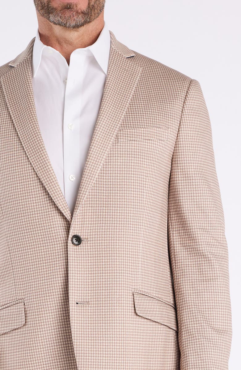 SAVILE ROW CO Houndstooth Sport Coat, Alternate, color, Tan