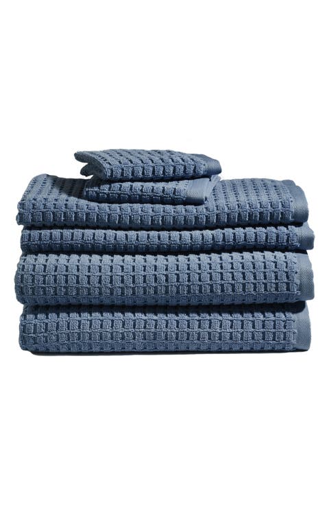 Quick Dry 6-Piece Bath Towel, Hand Towel & Washcloth Set
