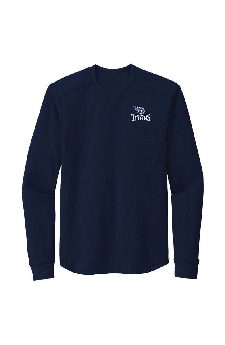 DUNBROOKE Men's Dunbrooke Navy Tennessee Titans Cavalier Thermal Long Sleeve T-Shirt, Main, color,