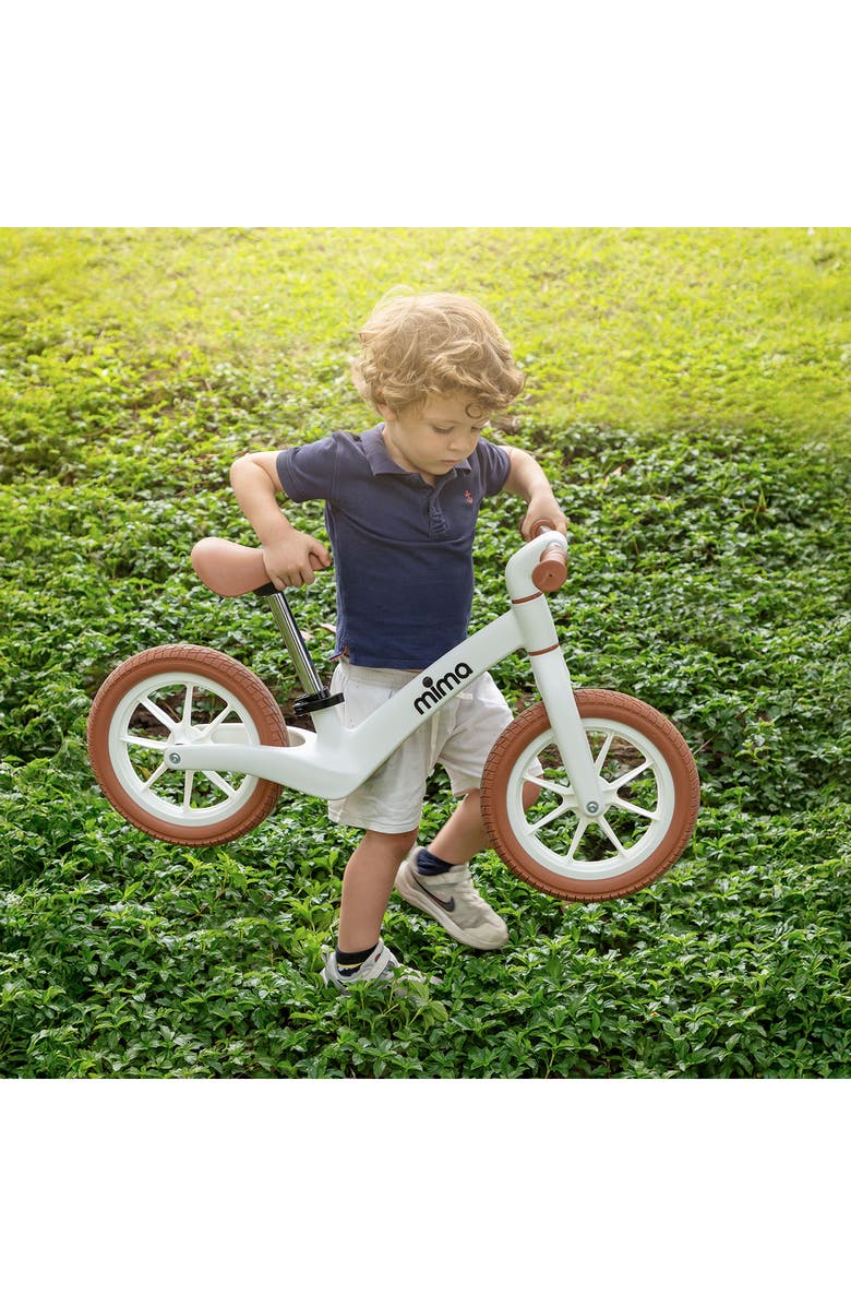 mima Zoom Lite Balance Bike, Alternate, color, White