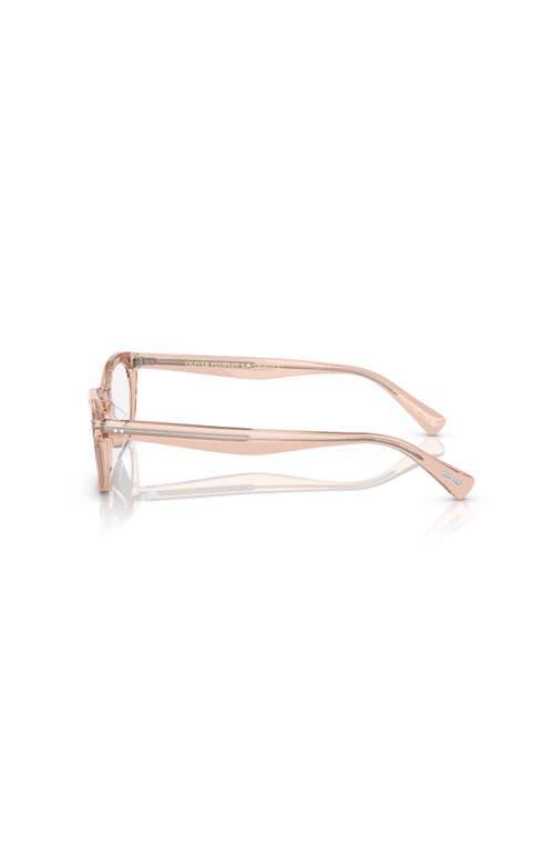 Oliver Peoples 51mm Square Optical Glasses In Brown