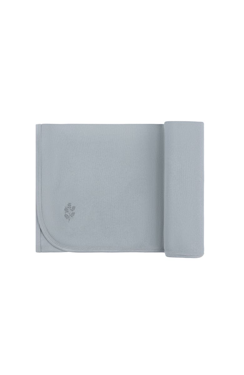 Ely's & Co. Velour Pocket Full of Flowers Collection - Blanket, Main, color, Blue