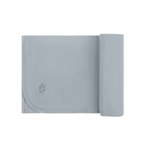 Ely's & Co. Velour Pocket Full Of Flowers Collection In Blue