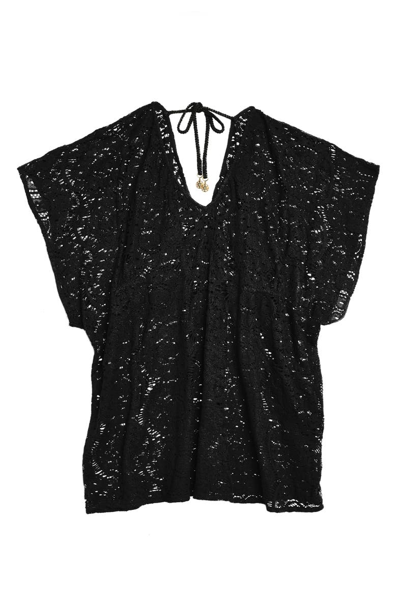 Sunshine 79 Crochet Cover-Up Caftan, Alternate, color, 