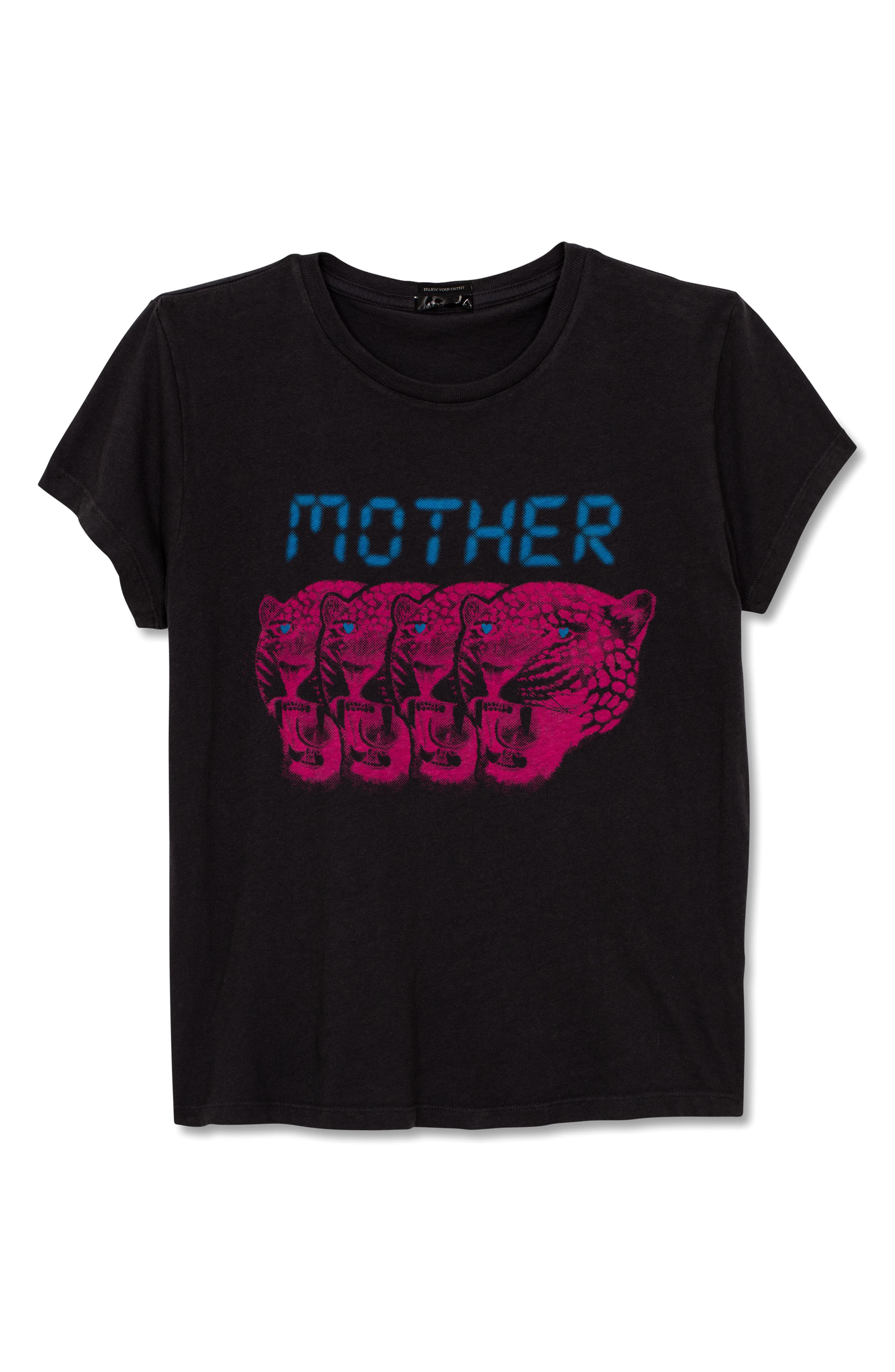 THE MOTHER SHIRTS アートブック MOTHER The Boxy Goodie Goodie Focus Graphic T-Shirt (Women