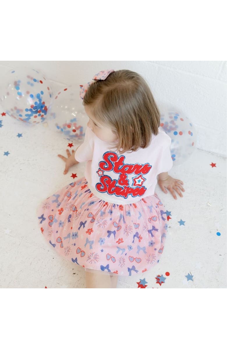 Sweet Wink Red, White, & Cute Tutu, Alternate, color, 