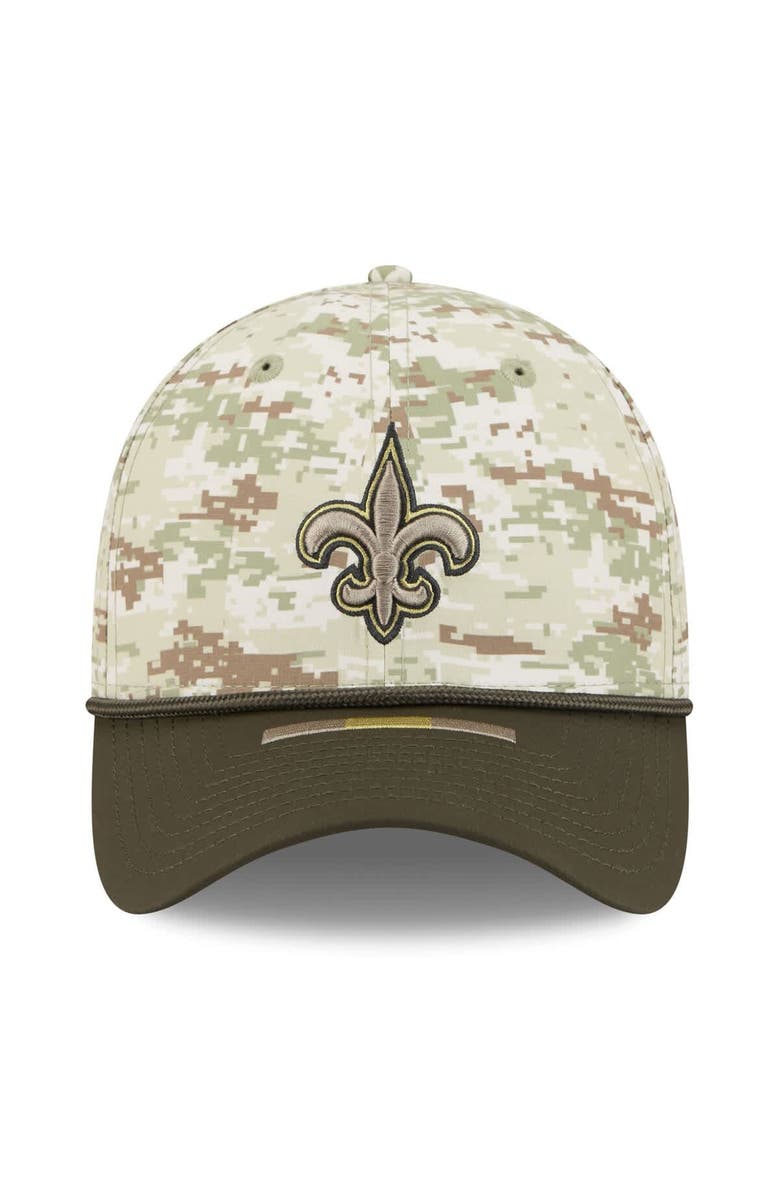 New Era Men's New Era Camo New Orleans Saints 2025 Salute to Service 39THIRTY Flex Hat, Alternate, color, Camo
