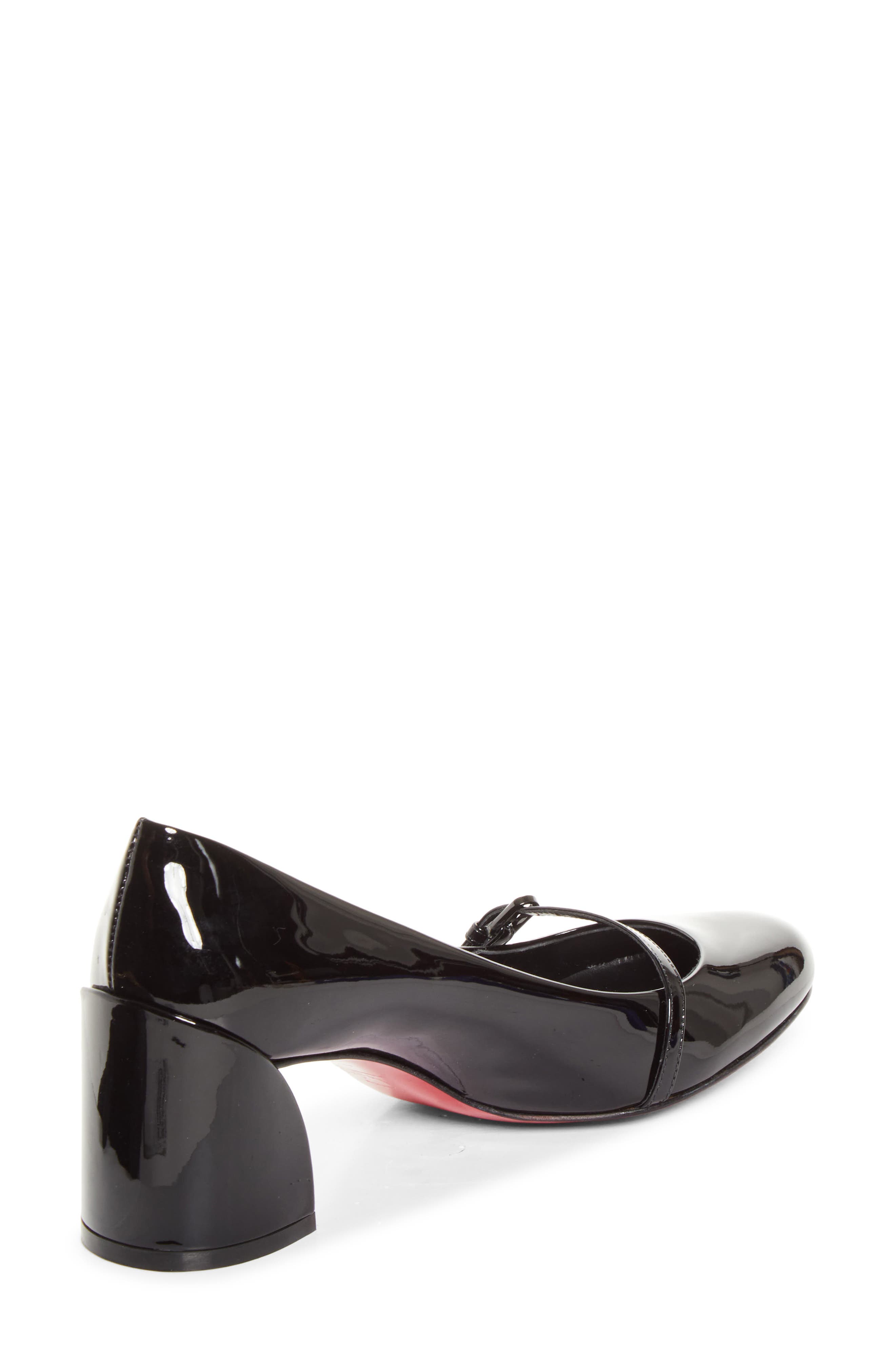 Jane Nina Patent Leather Pump, Alternate, color, B439 BLACK/ BLACK