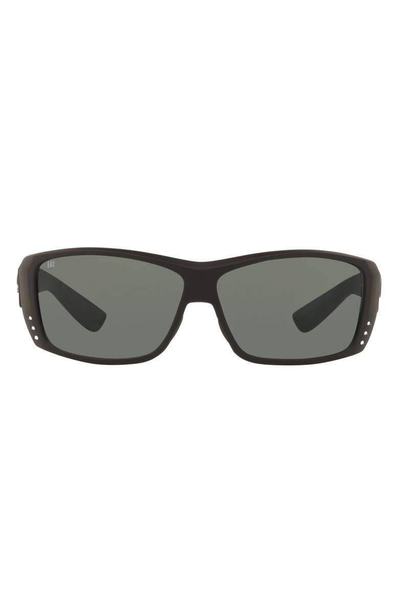 Costa Del Mar 61mm Polarized Rectangle Sunglasses, Main, color,