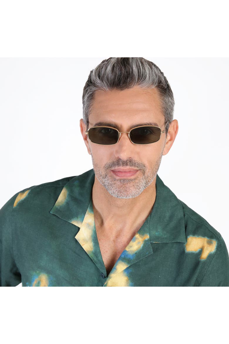 Flushing Sunglasses, Alternate, color, Black / Red