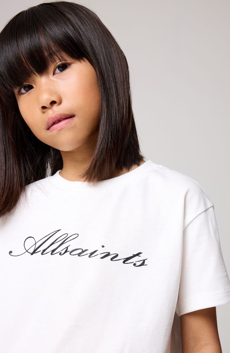 smALLSAINTS by ALLSAINTS Kids' Floral Cotton Graphic T-Shirt, Alternate, color, White