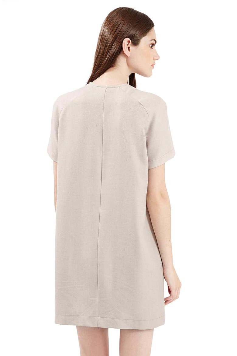Lace Up Shirtdress, Alternate, color, GREY