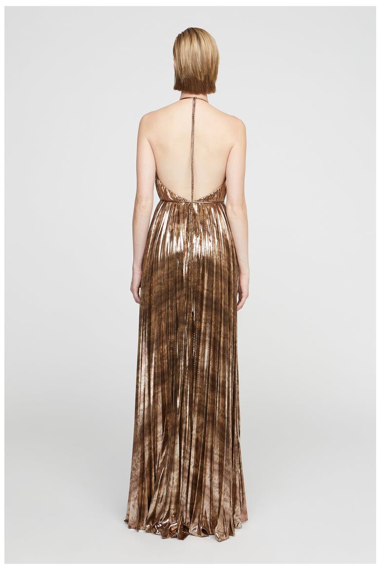 Maxine Jersey Gown, Alternate, color, Copper