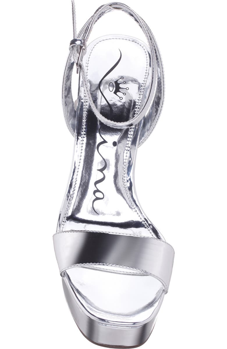 Nina Annette Ankle Strap Platform Sandal, Alternate, color,