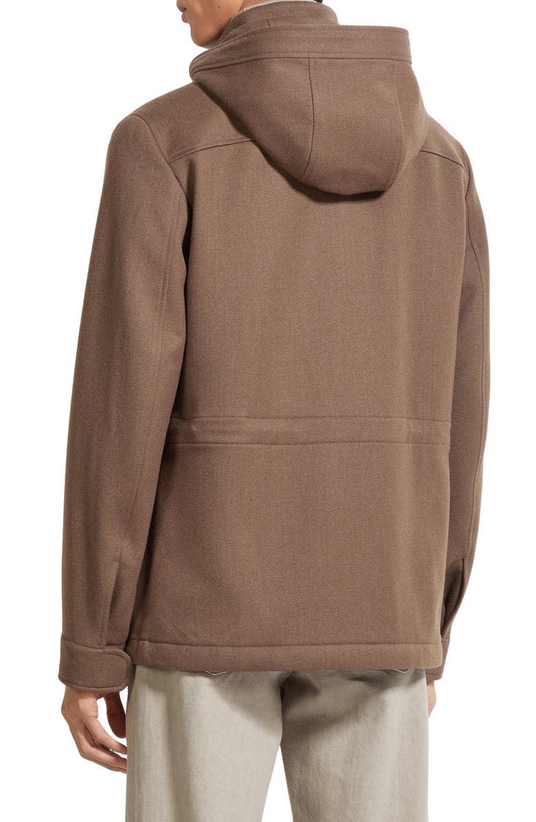 ZEGNA Wool & Cashmere Jacket, Alternate, color, Brown Melange