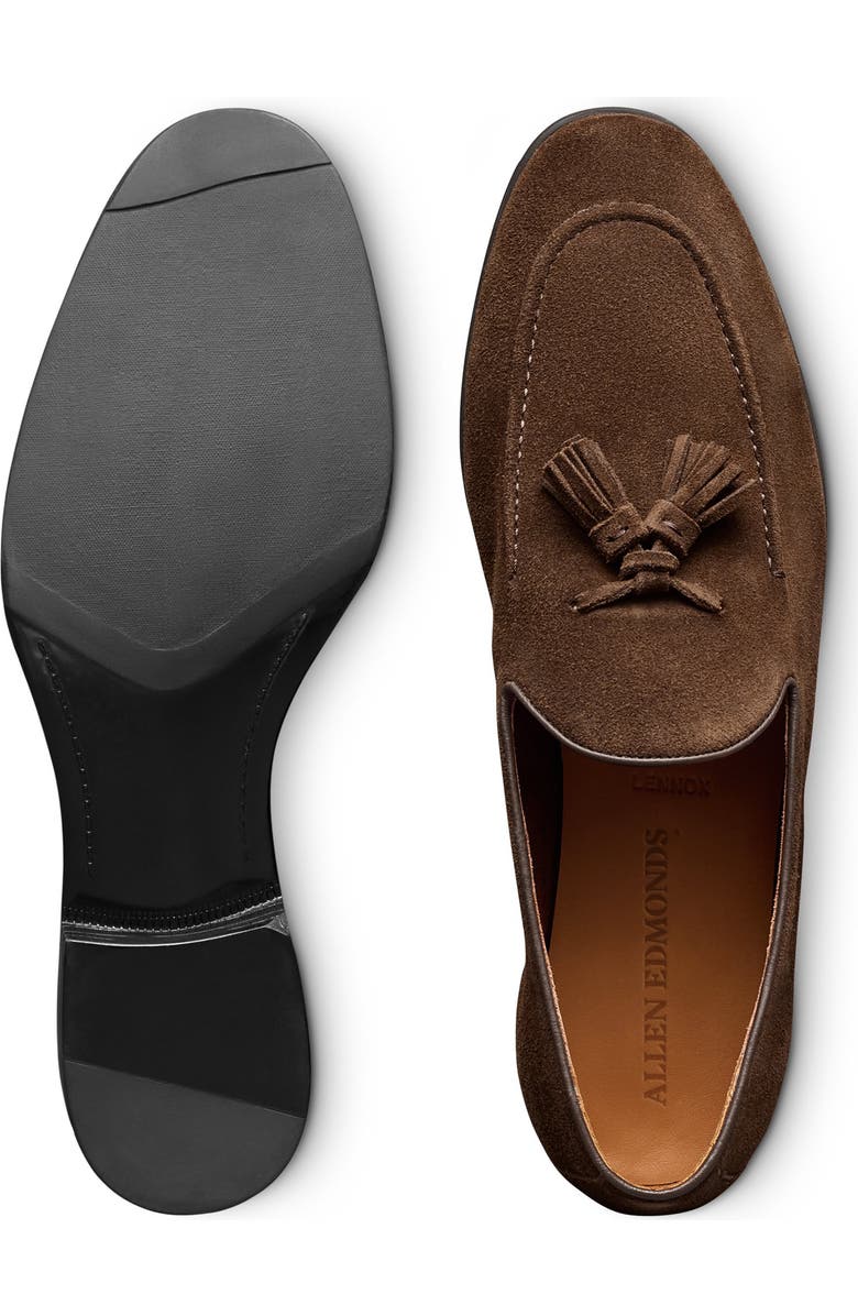 Allen Edmonds Lennox Tassel Loafer, Alternate, color, Snuff Suede
