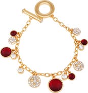 T Tahari Toggle Line Charm Bracelet
