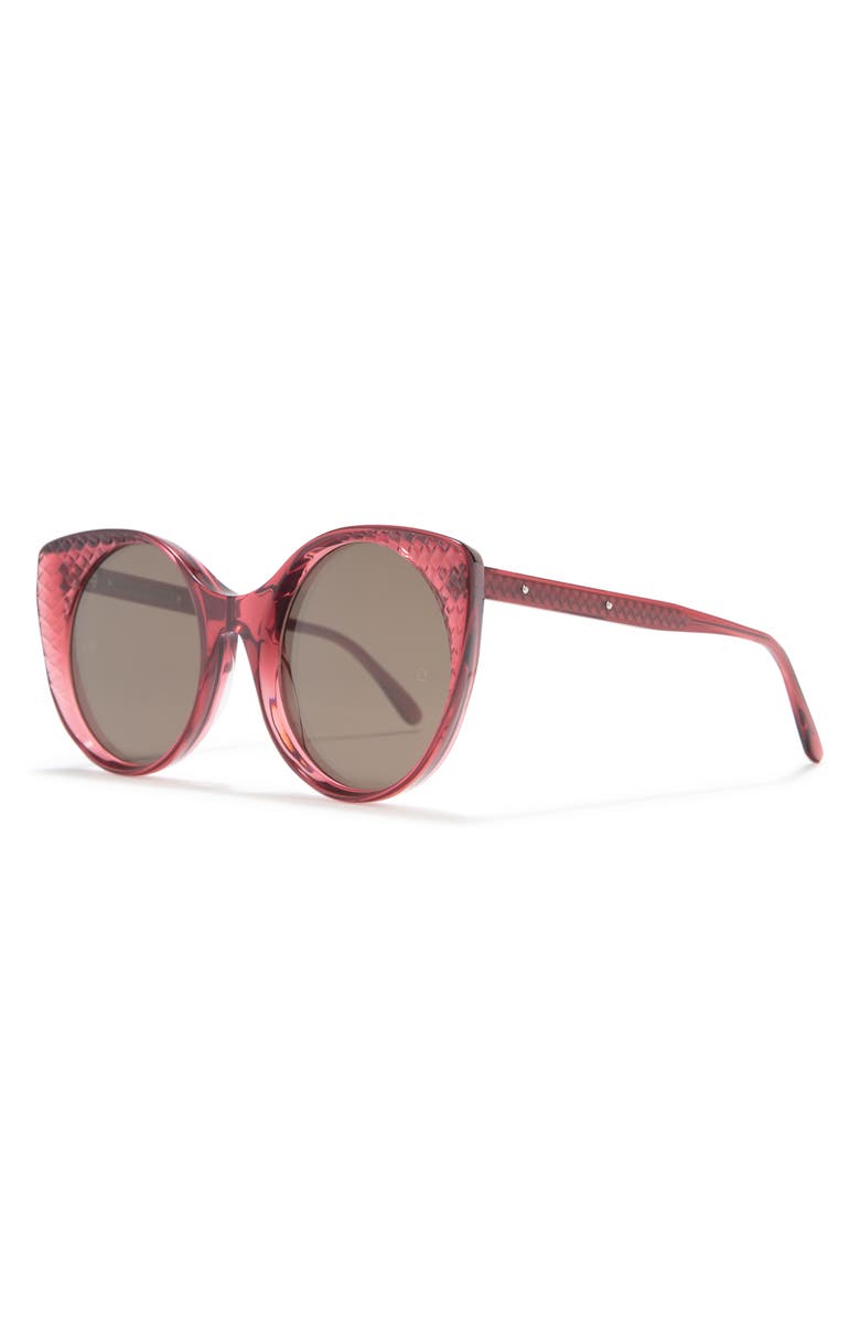 Bottega Veneta 54mm Cat Eye Sunglasses, Alternate, color,
