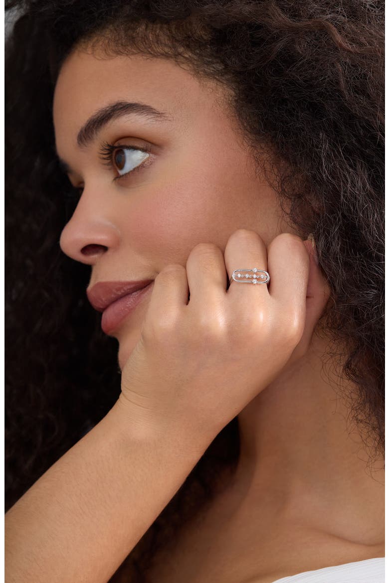 18K Gold Liora Diamond Statement Ring, Alternate, color, 18K WHITE GOLD