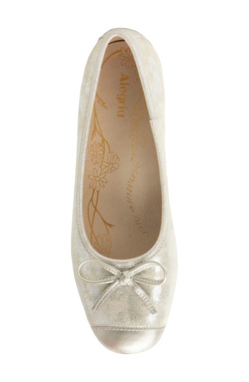 Alegria By Pg Lite Talya Cap Toe Ballet Flat