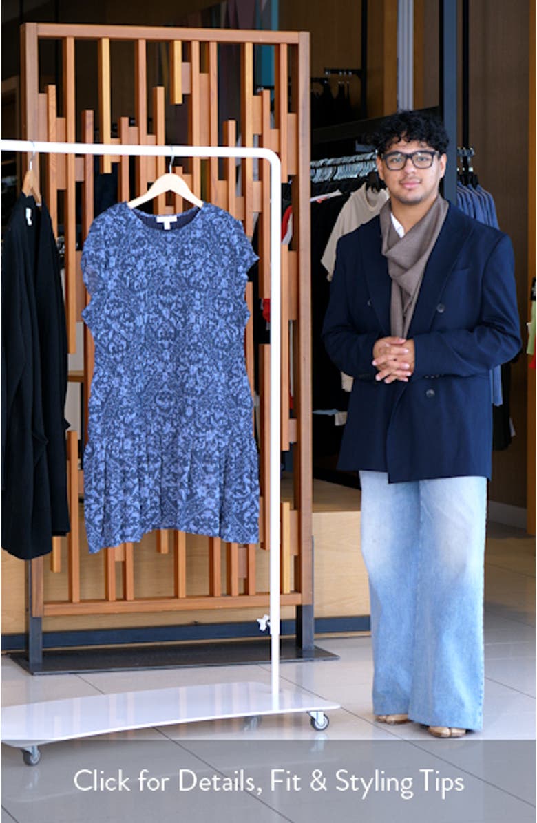 Smocked Bodice Drop Waist Dress, sales video thumbnail