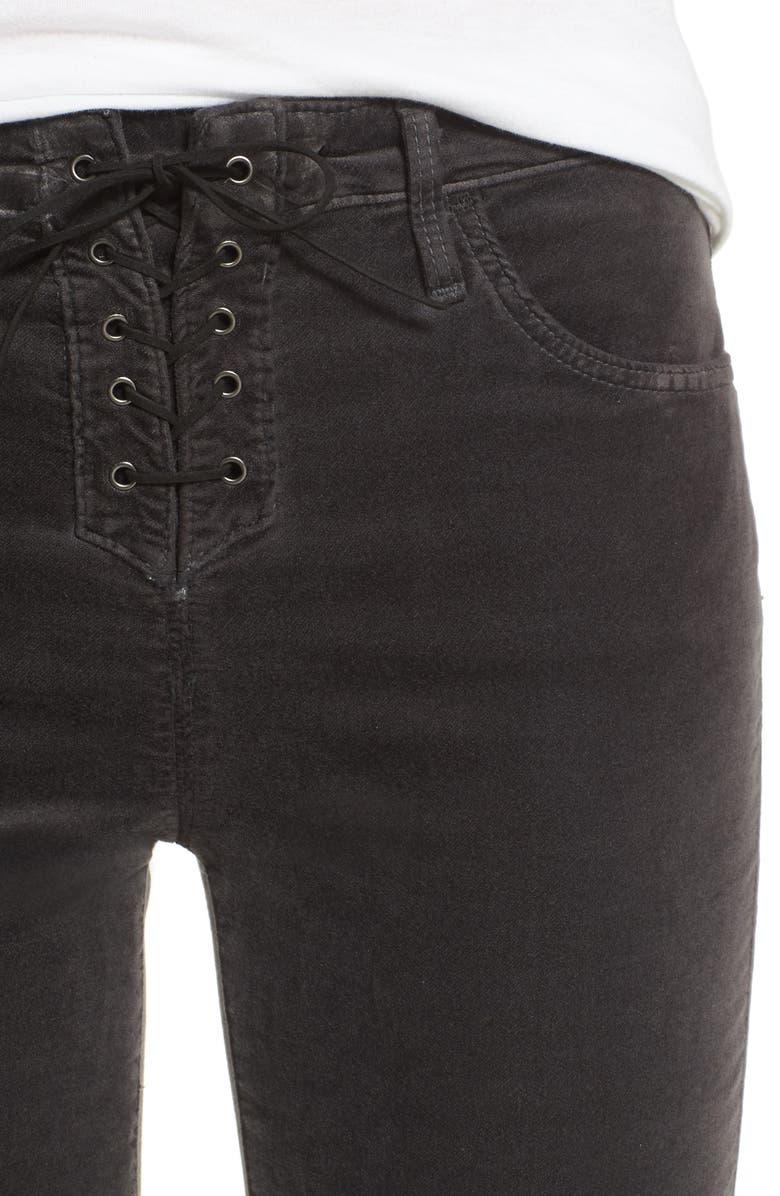 AG Jodi Lace-Up Crop Jeans, Alternate, color, 