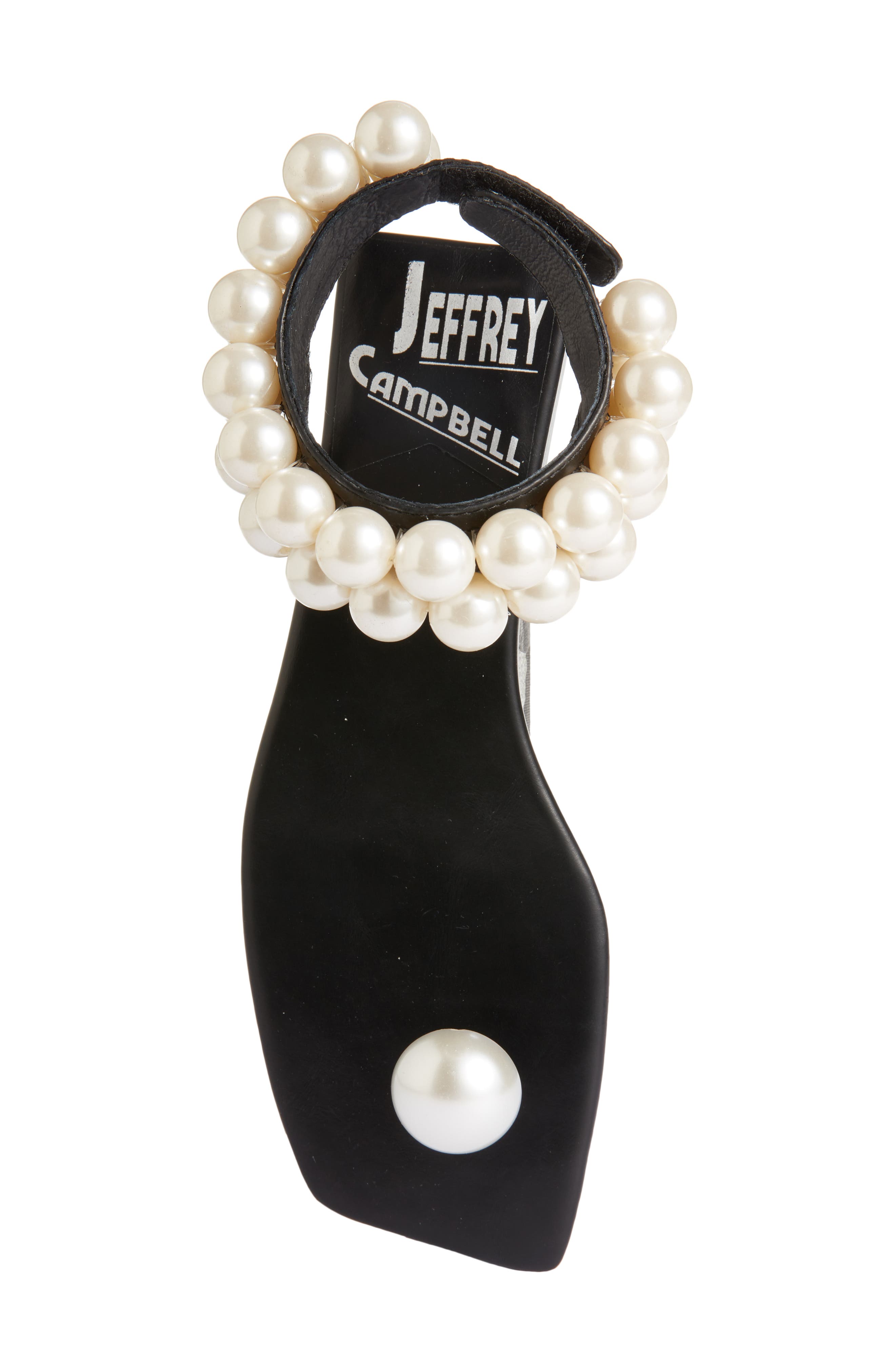 Jeffrey Campbell Chateau Embellished Ankle Strap Sandal, Alternate, color, 