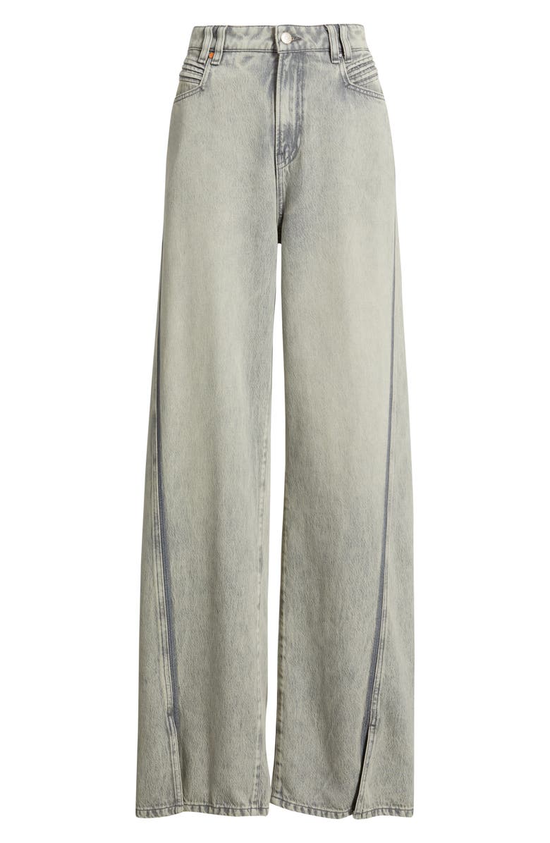 BOSS Orange Marlene High Waist Split Hem Flare Leg Jeans, Alternate, color, 