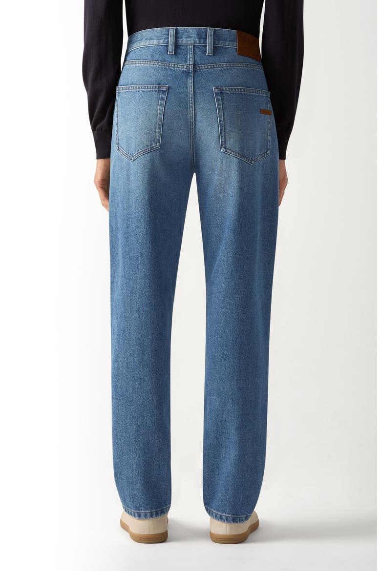 Bleached Cotton Roccia Jeans, Alternate, color, LIGHT BLUE