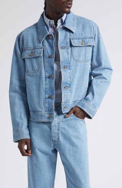 Selvedge Denim Backstrap Utility Jacket