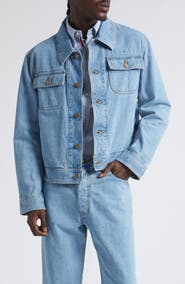 Thom Browne Selvedge Denim Backstrap Utility Jacket
