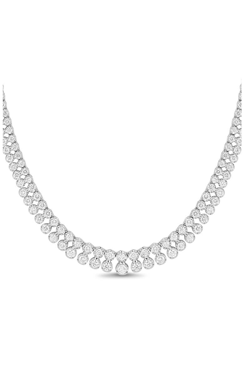 Audrey Diamond Tennis Necklace (Online Trunk Show), Alternate, color, 18K WHITE GOLD/ DIAMOND