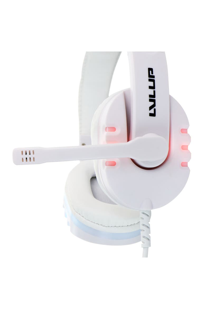 Light Up Pro Gaming Headset, Alternate, color, White