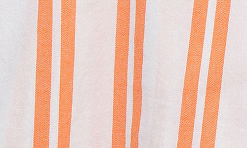 Habitual Kids Kids' Stripe Cotton Faux Wrap Romper In Multi