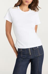 Cinq à Sept Jasper Cotton Blend Top